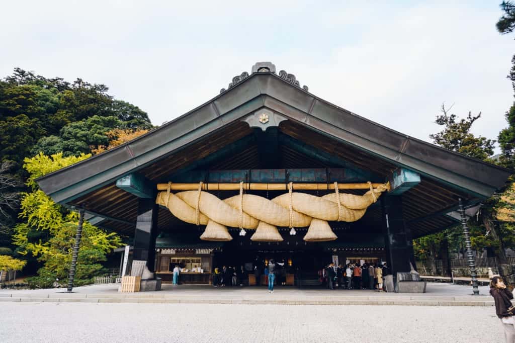 Izumo Shrine and its famous shimenawa