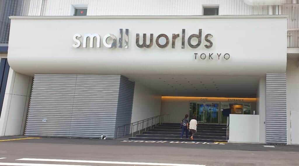 Entrance area to the Small World Tokyo building