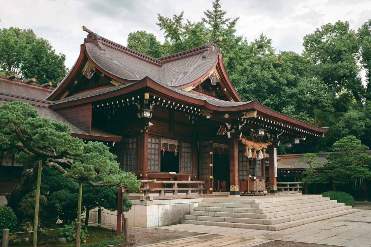 Japanese temple and shrine