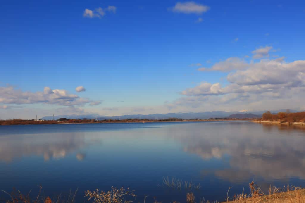 The Watarase Yusuichi reservoir: a quiet articial lake in Saitama Prefecture