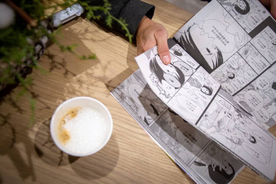 manga cafe business plan