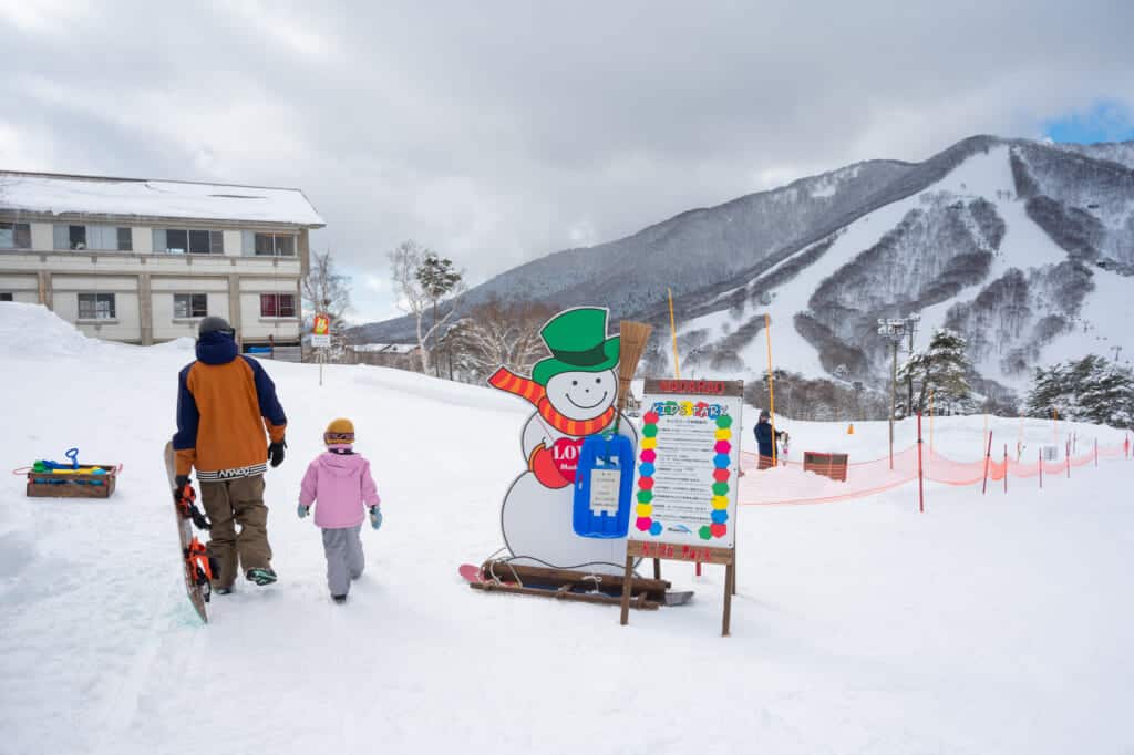 Madarao Ski resort kid's play area