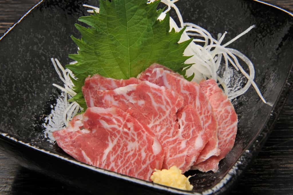 raw fresh meat dish