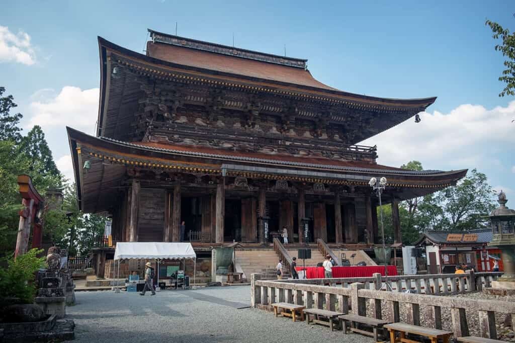 Kinpusen-ji temple on Mount Yoshino, in Nara