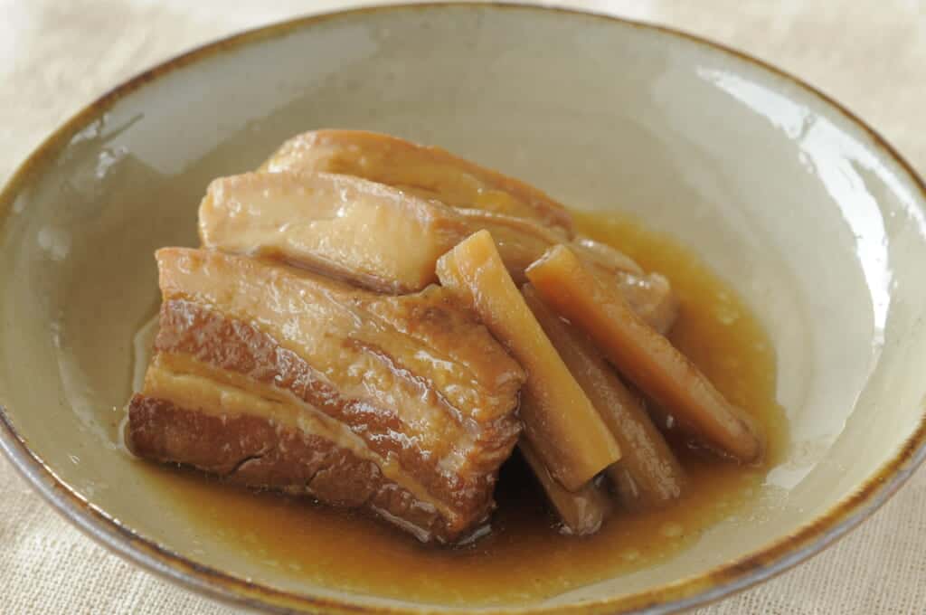 rafute, okinawan pork food in Japan