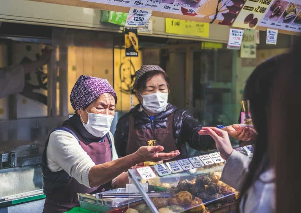 Wearing masks in Japan is something normal