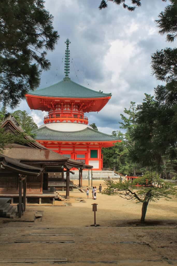Konpon Daito pagoda on Mount Koya