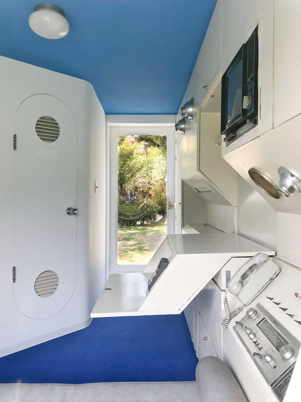 Nakagin Capsule interior in  Tokyo, Japan