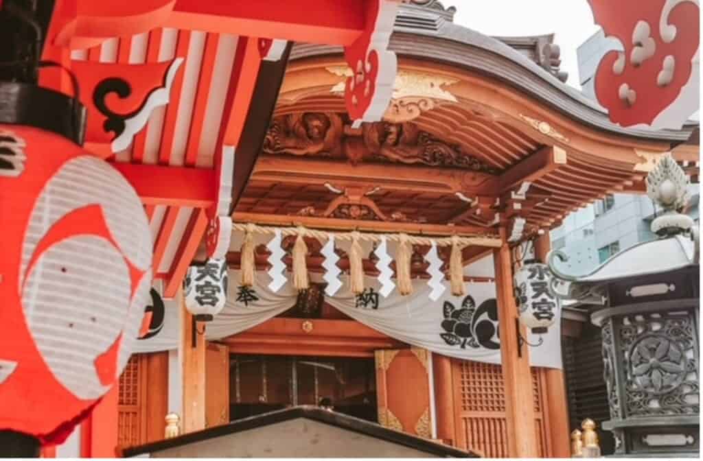Japanese traditional shrine