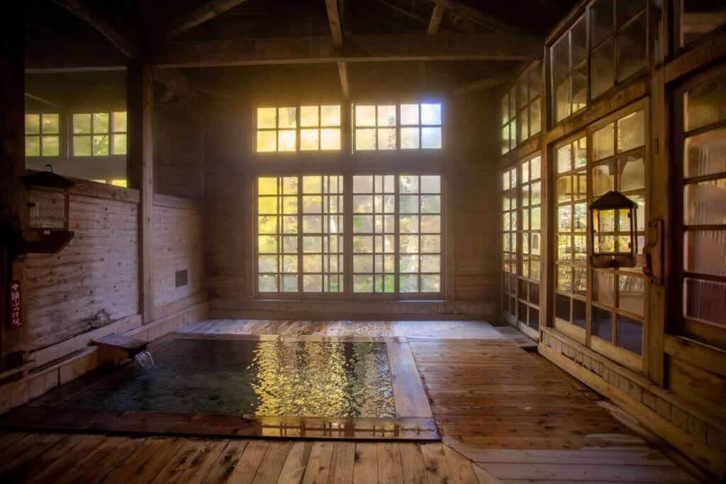 Baths in Aoni Onsen are open 24 hours