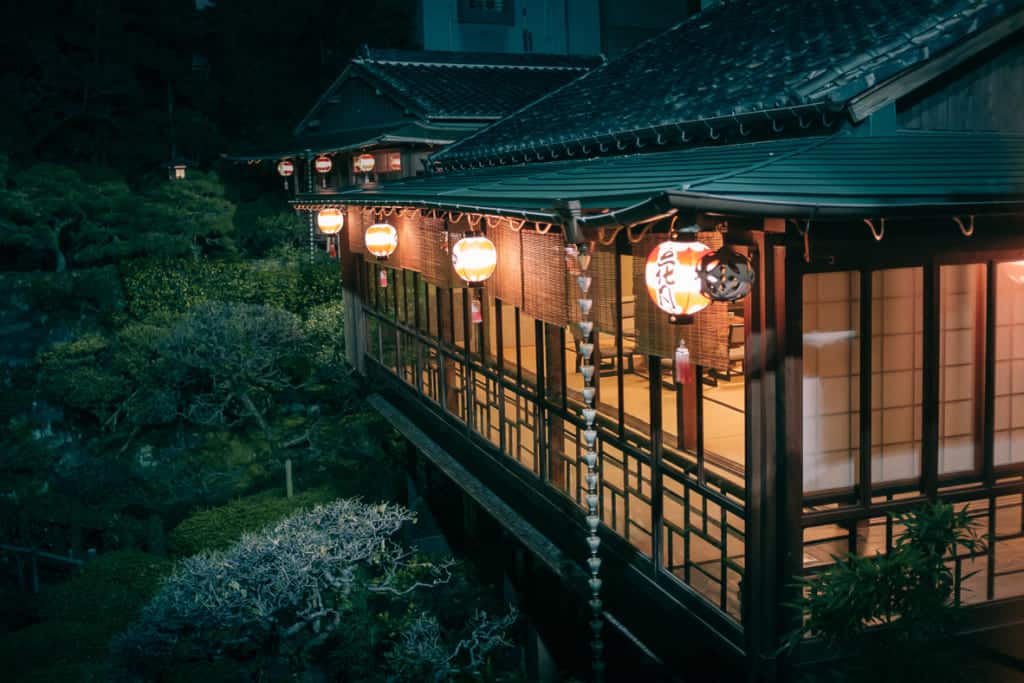 ryotei restaurant in Nagasaki, Japan