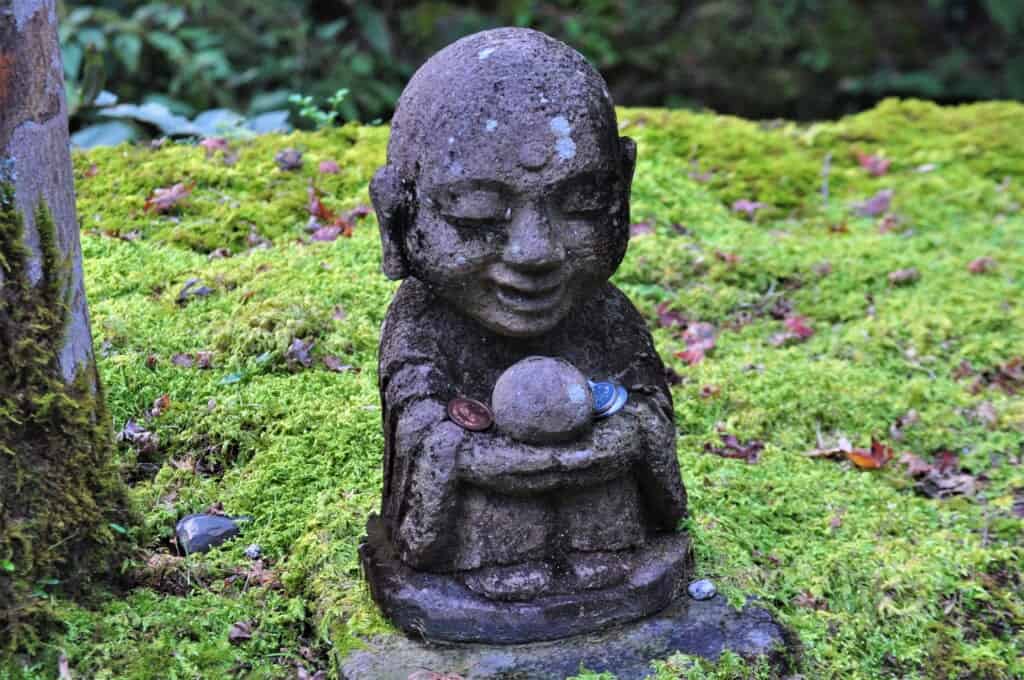 another Protective jizo at Shuheki-en garden, Ohara