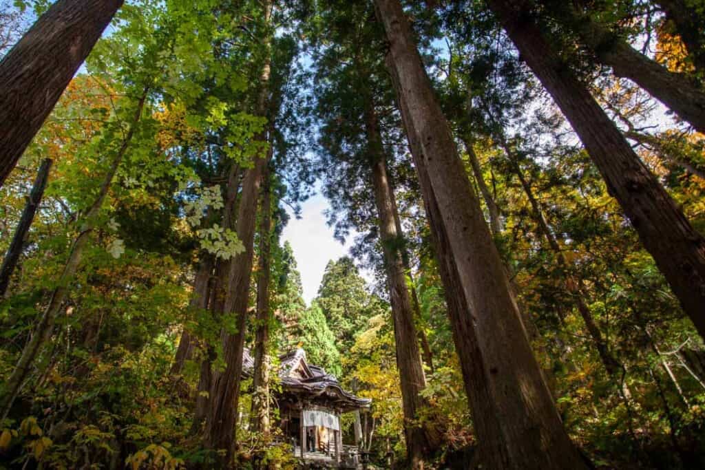 Towada Shrine in Aomori in Japan