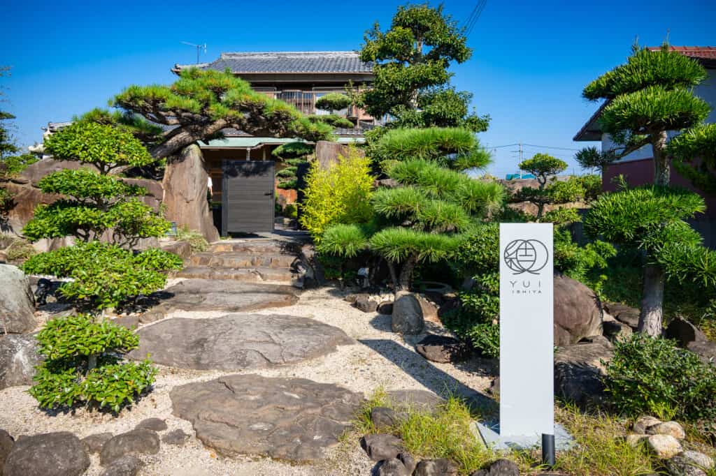 private Japanese accommodation in Teshima Island, Shikoku, Japan