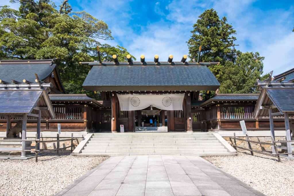 motoise shrine, a traditional Japanese structure in Kyoto