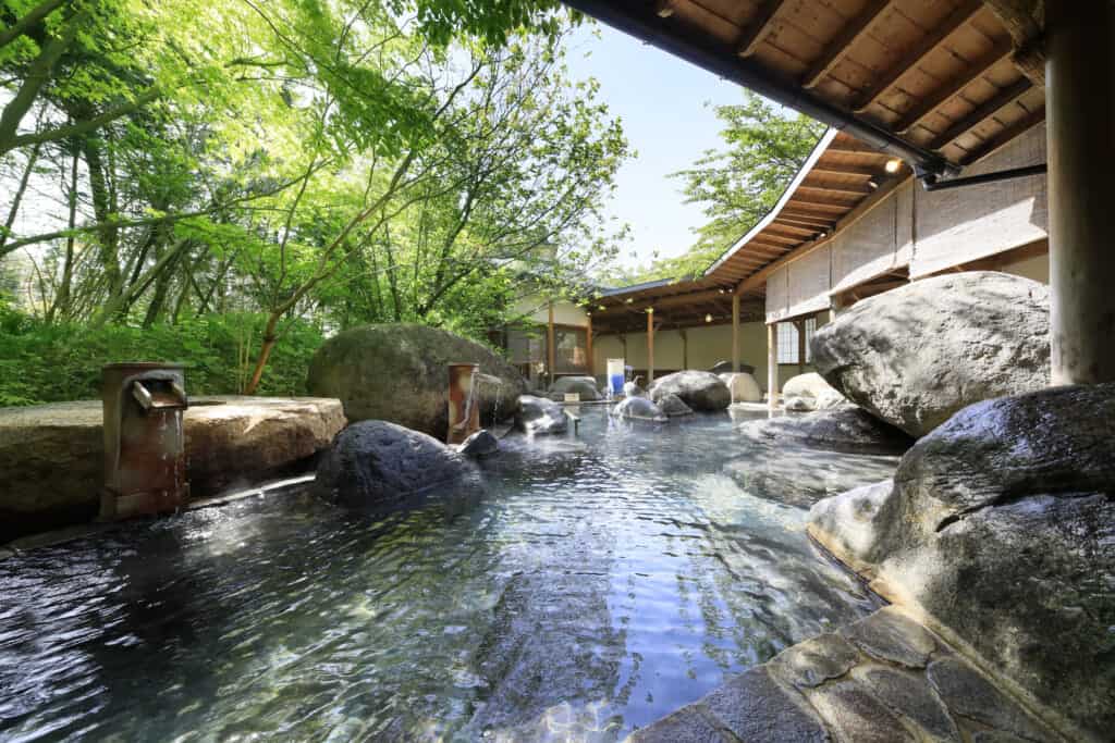 An image of the bath at an onsen