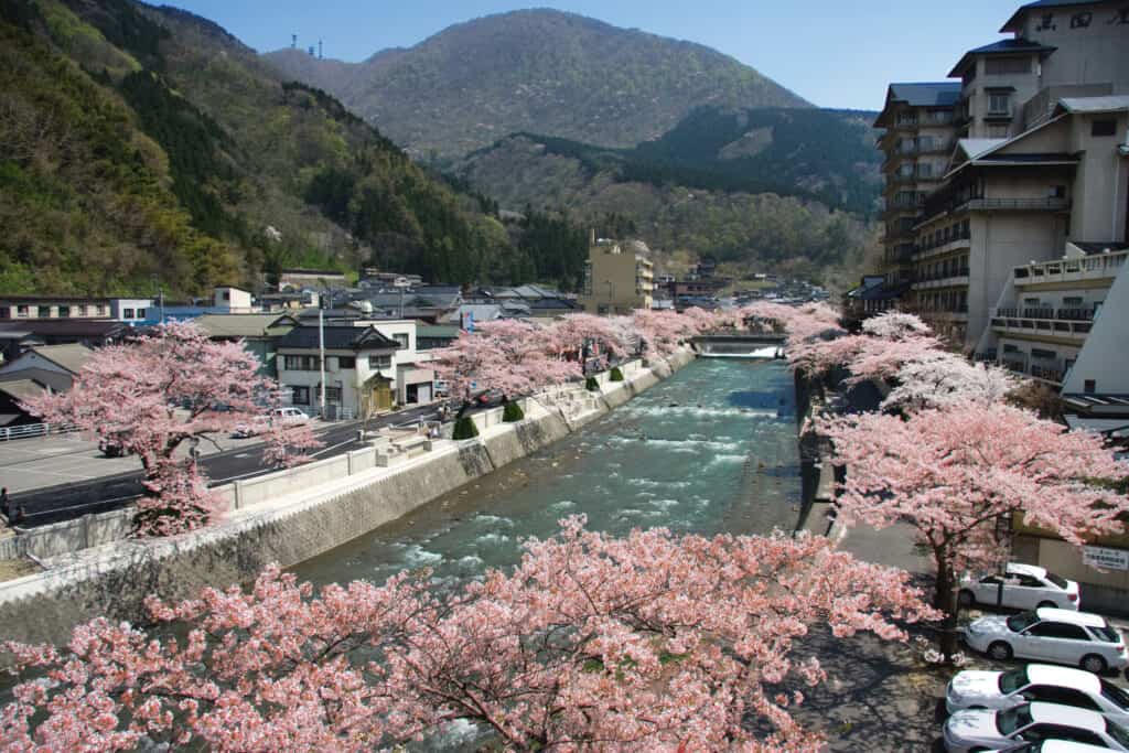 An image showing the area around Atsumi Onsen