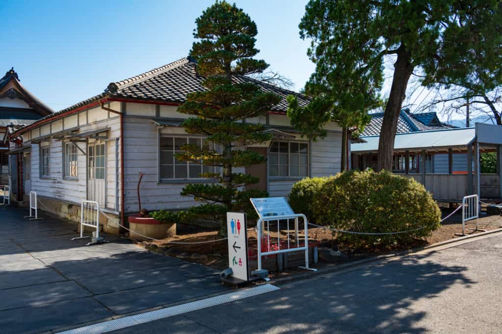 a building of the tomioka silk mill unesco world heritage site