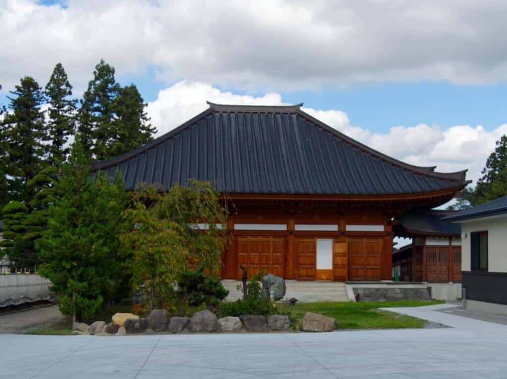 Japanese temple in hirosaki