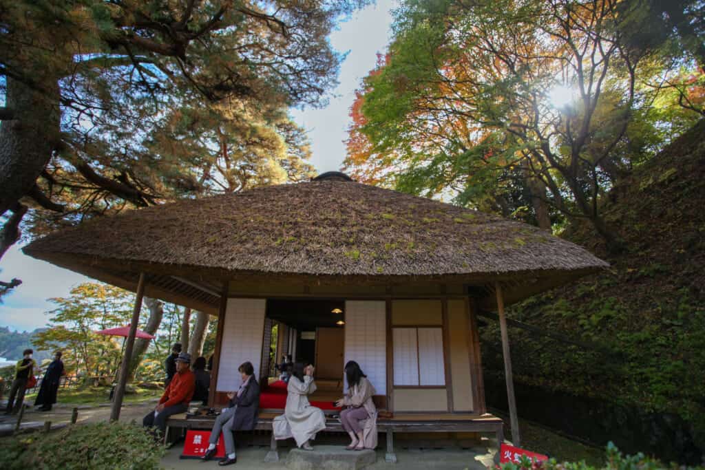 Japanese Tea house in Nihonmatsu Castle grounds