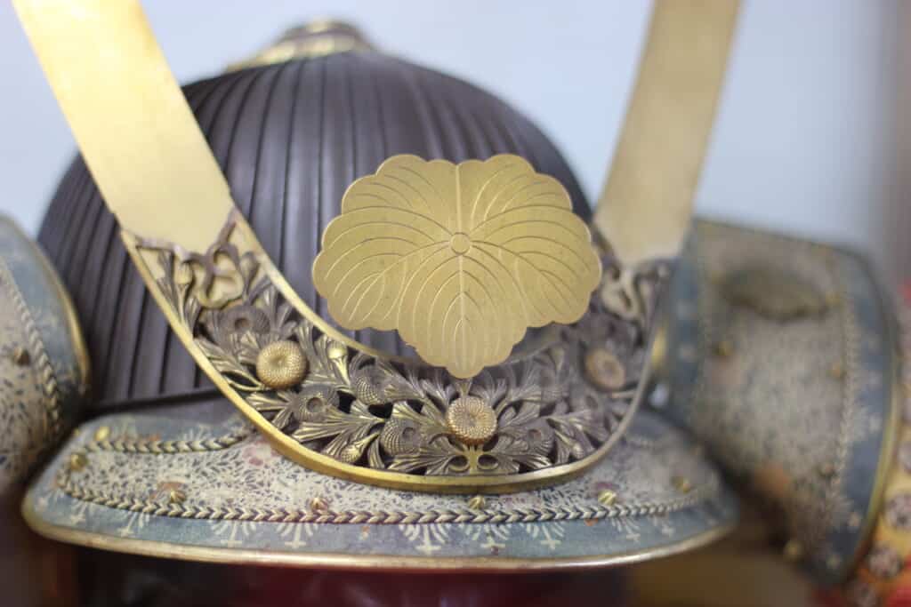 JApanese samurai helmet
