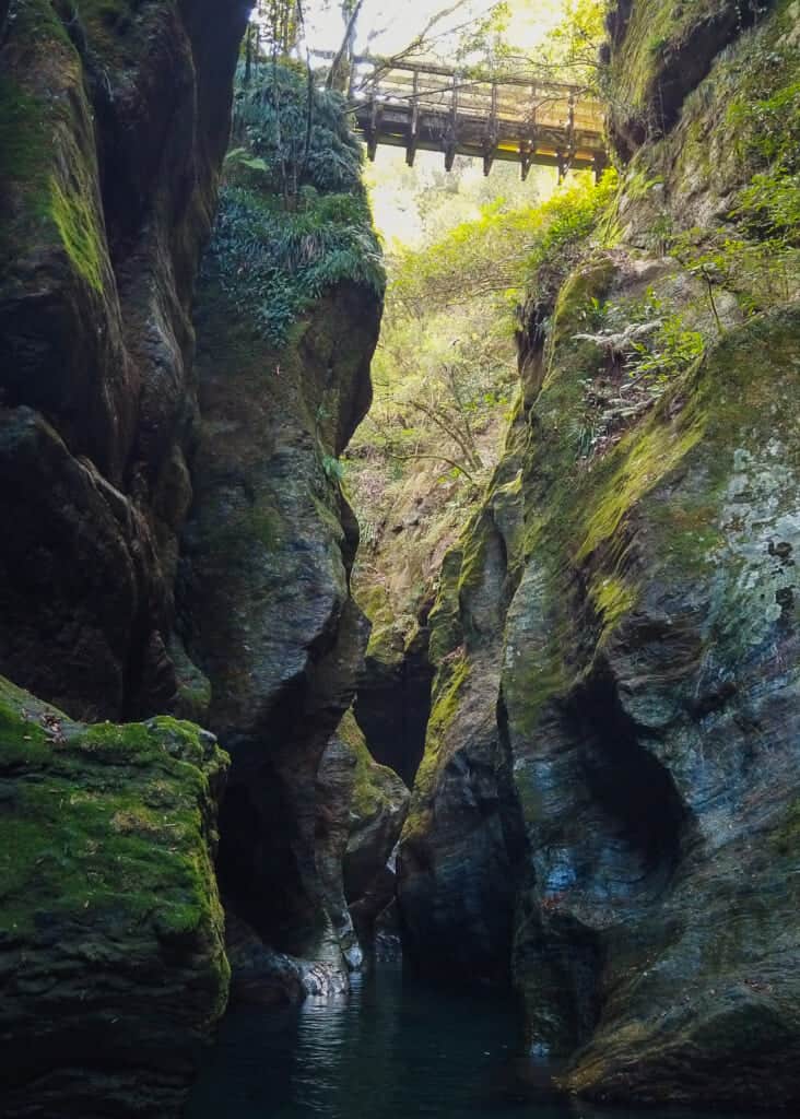 shikoku gorge for adventure travel in japan