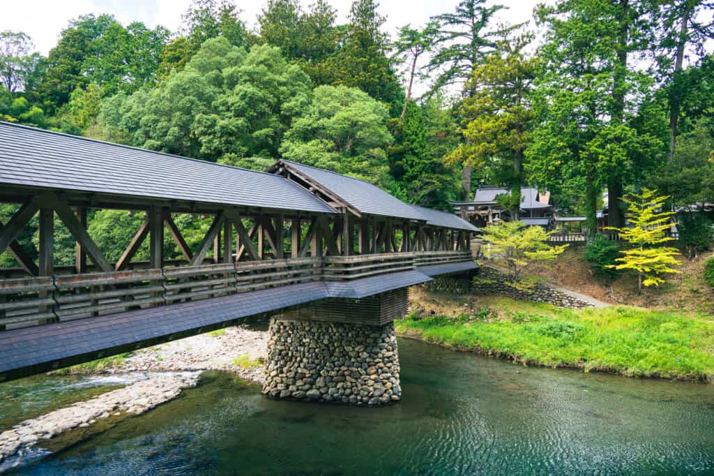 bridge in yusuhara, Shikoku