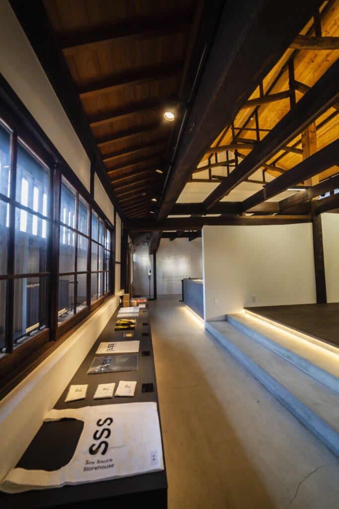 Interior of Fukuoka Shoyu Gallery in Japan