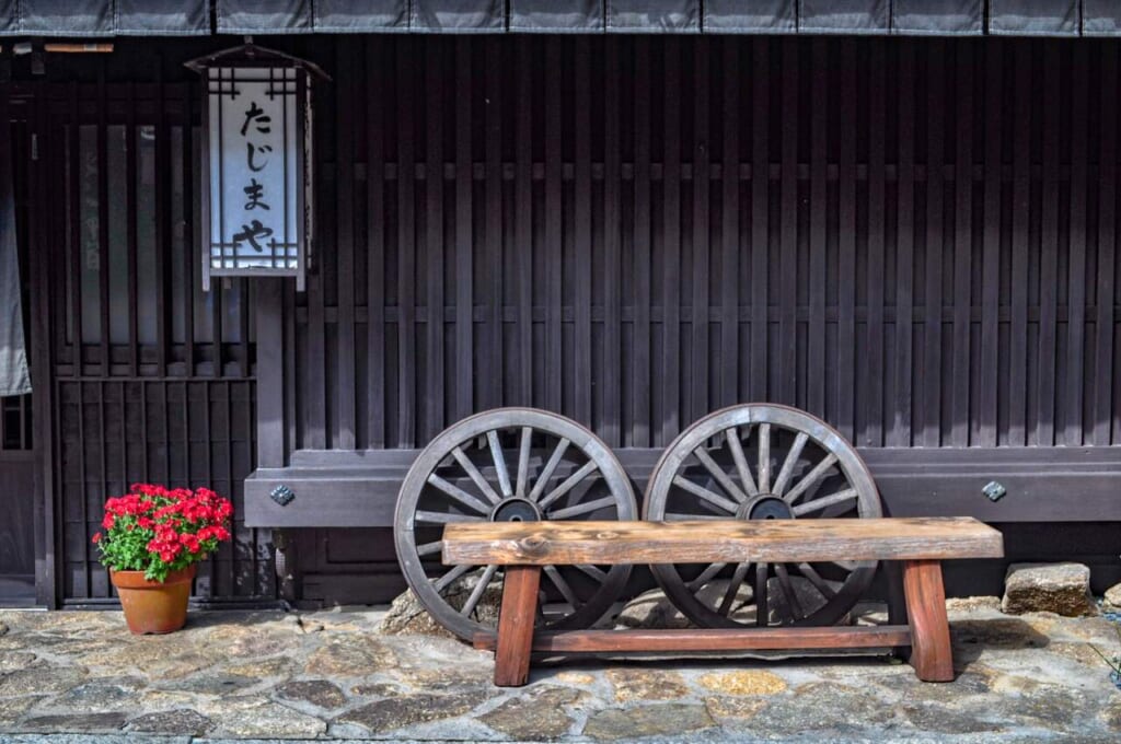 Photogenic shop in Magome in Japan