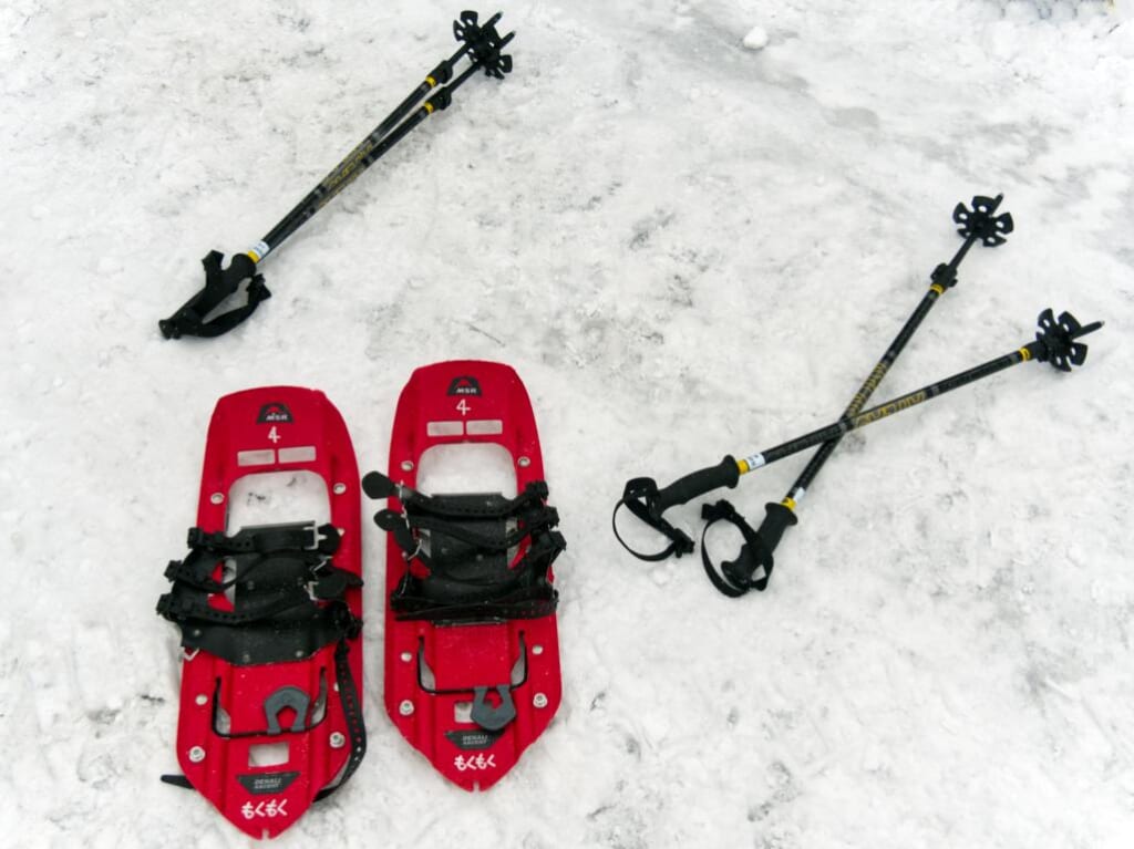 Goshikinuma snowshoe equipment in Japan