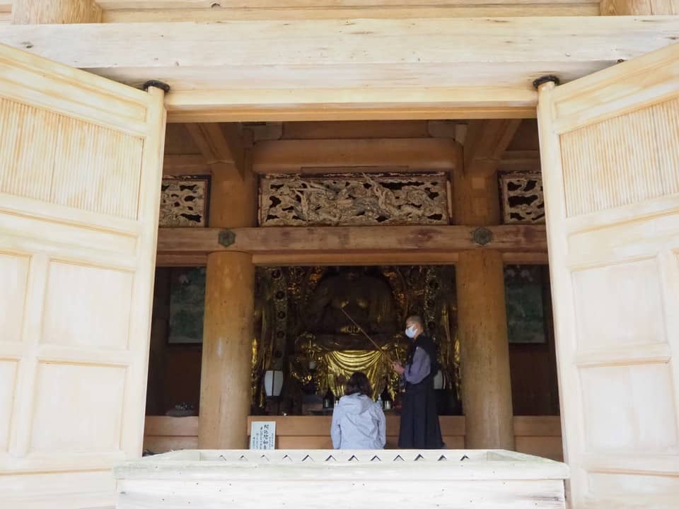 autumn zazen in Mt. Daisen Tottori