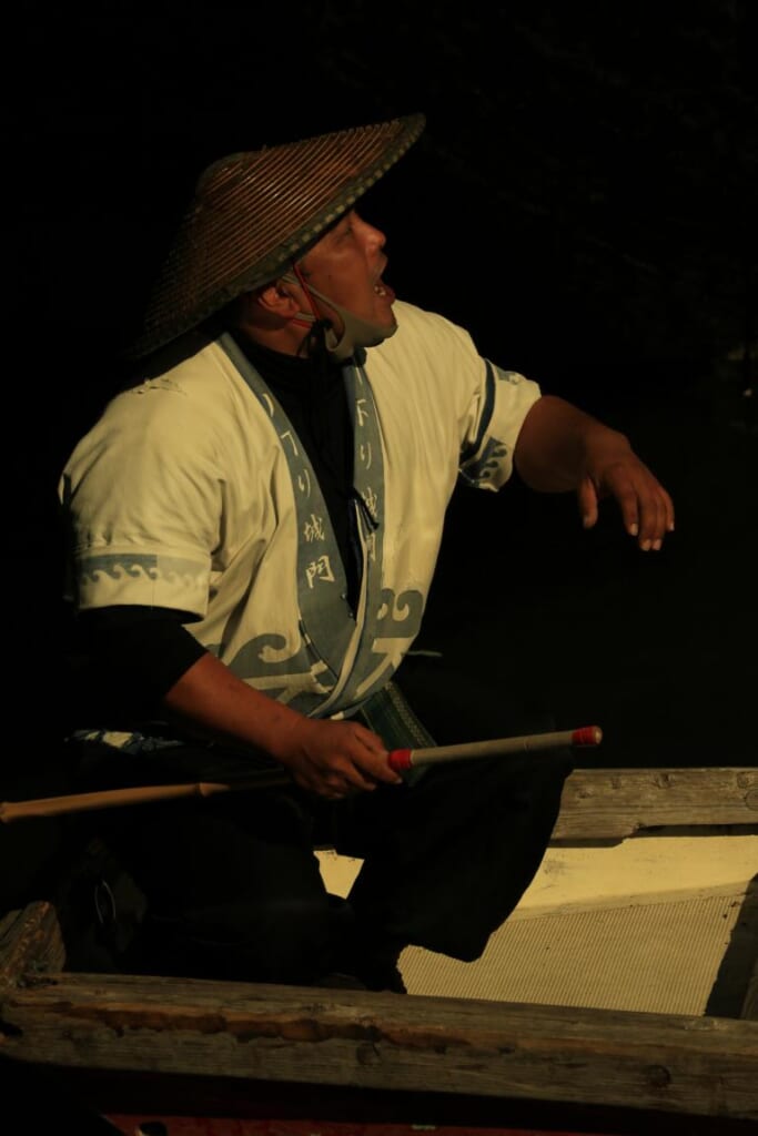 singing gondolier in Japan