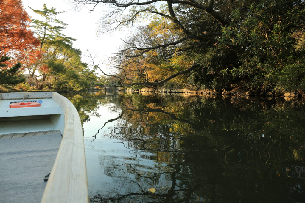 Yanagawa canal in Japan