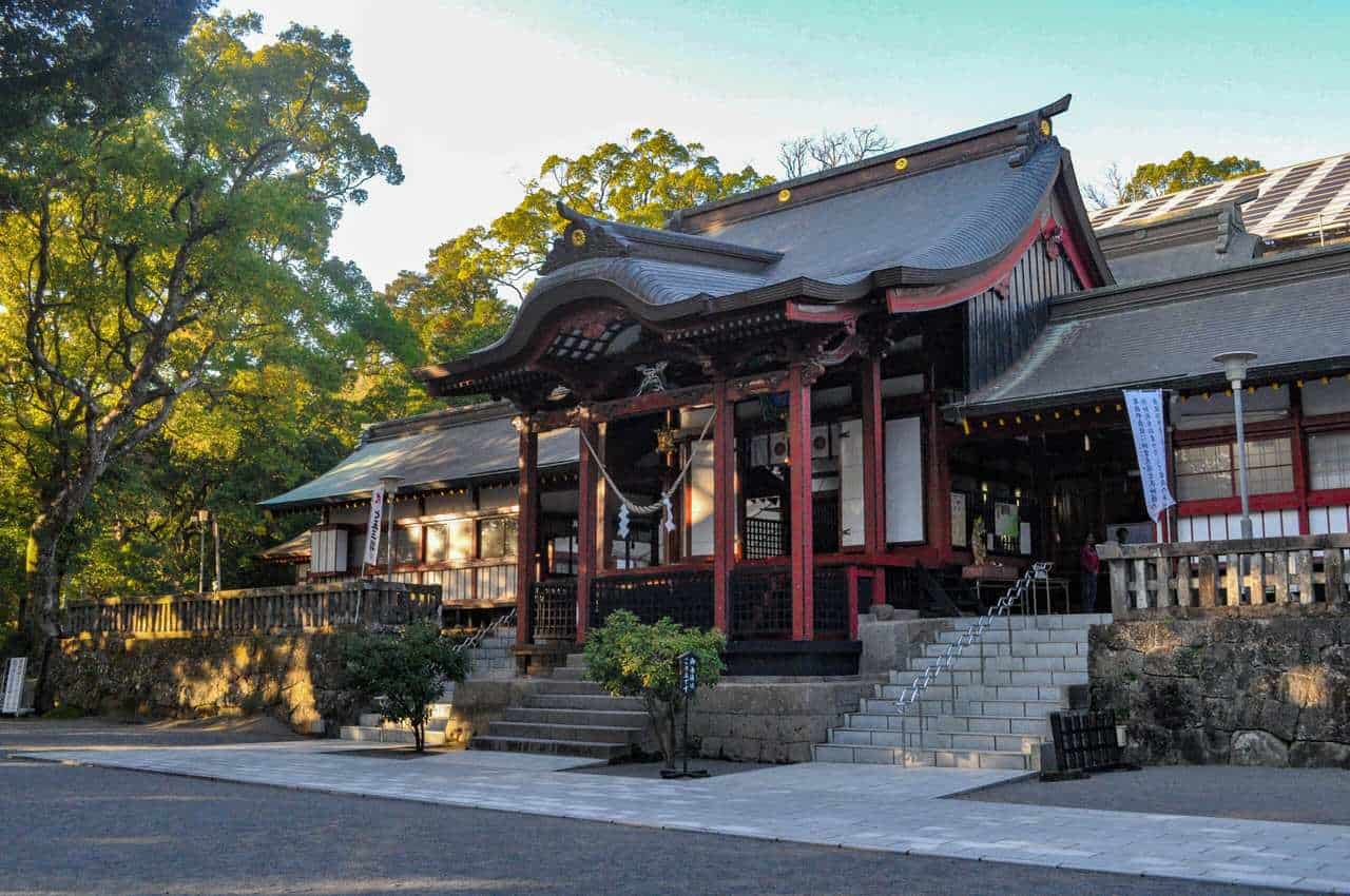 Entrance of Kagoshima Shrine