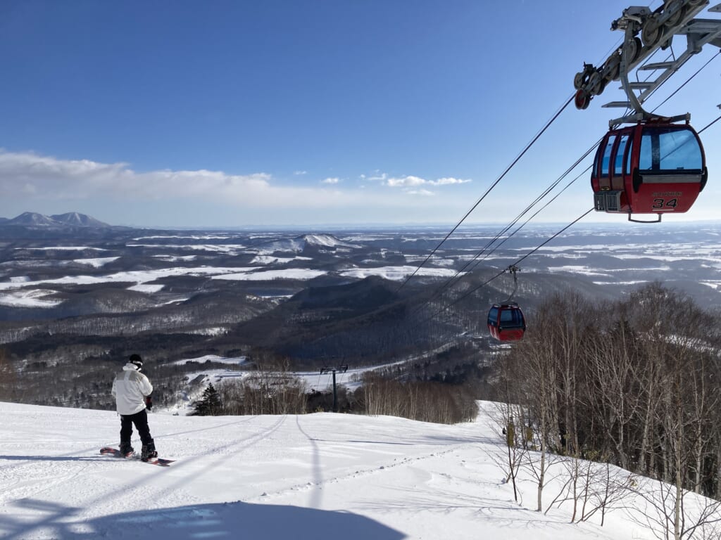 Sahoro Ski resort's beautiful view of Hokkaido's landscape