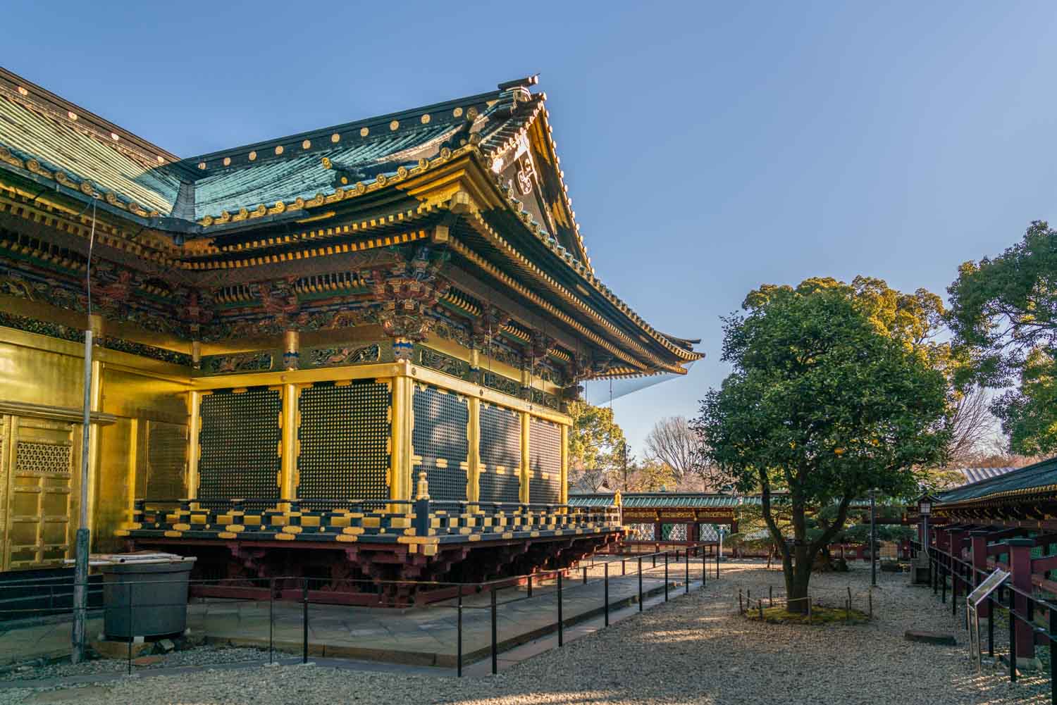 Golden shrine in Tokyo, Japan