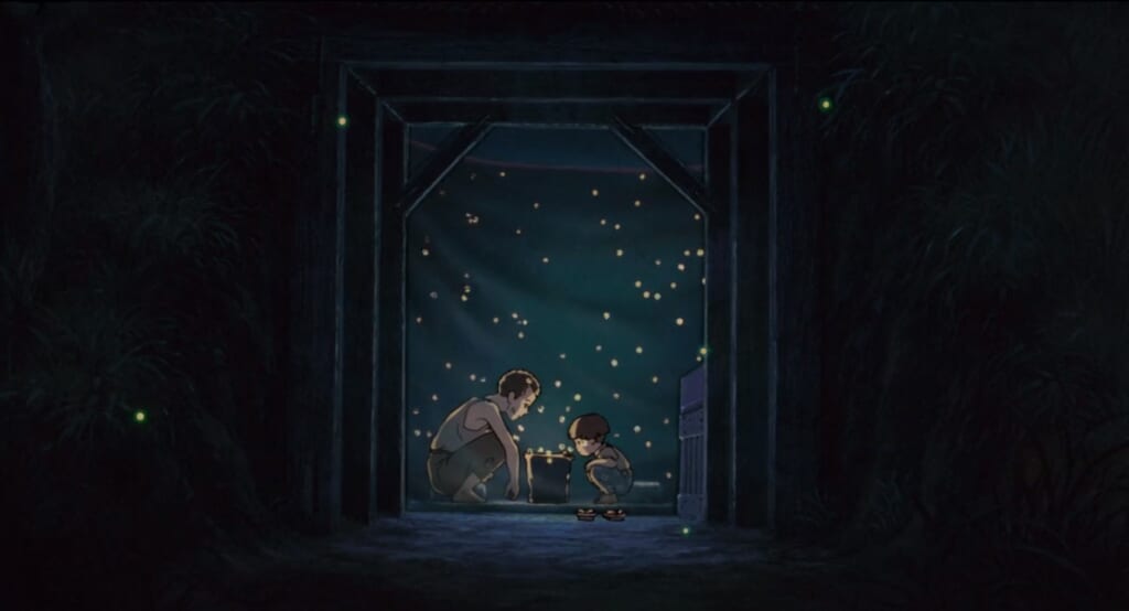 Scene of Grave of the Fireflies