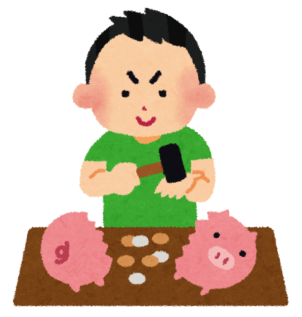 breaking  the piggy bank when renting in Japan