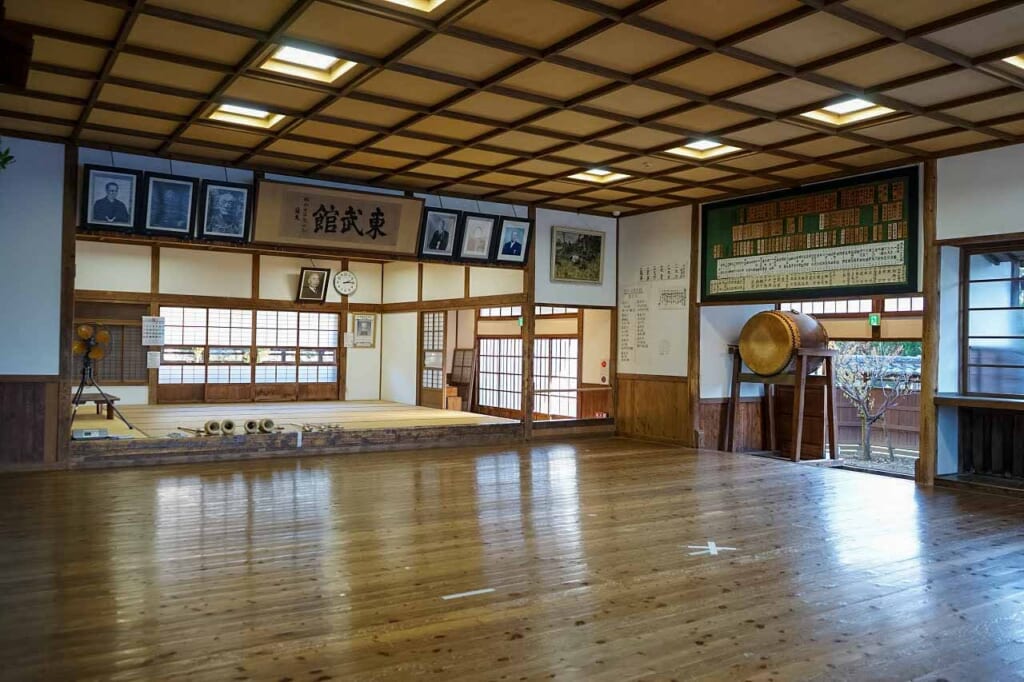interior of Japanese martial arts