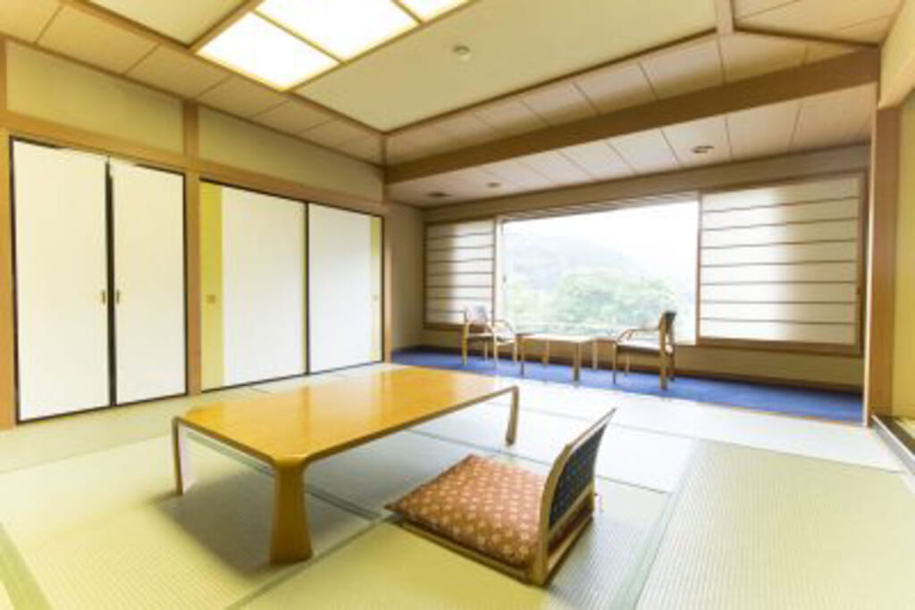 Japanese traditional ryokan inn in ibaraki, Japan