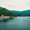 okutama lake and okutama dam