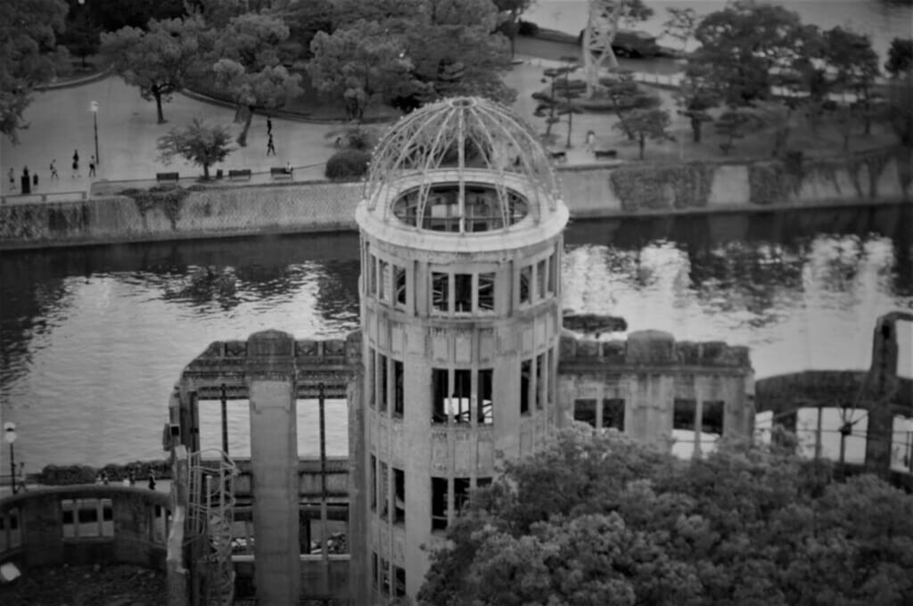 historic image of Hiroshima Atomic Bomb Dome