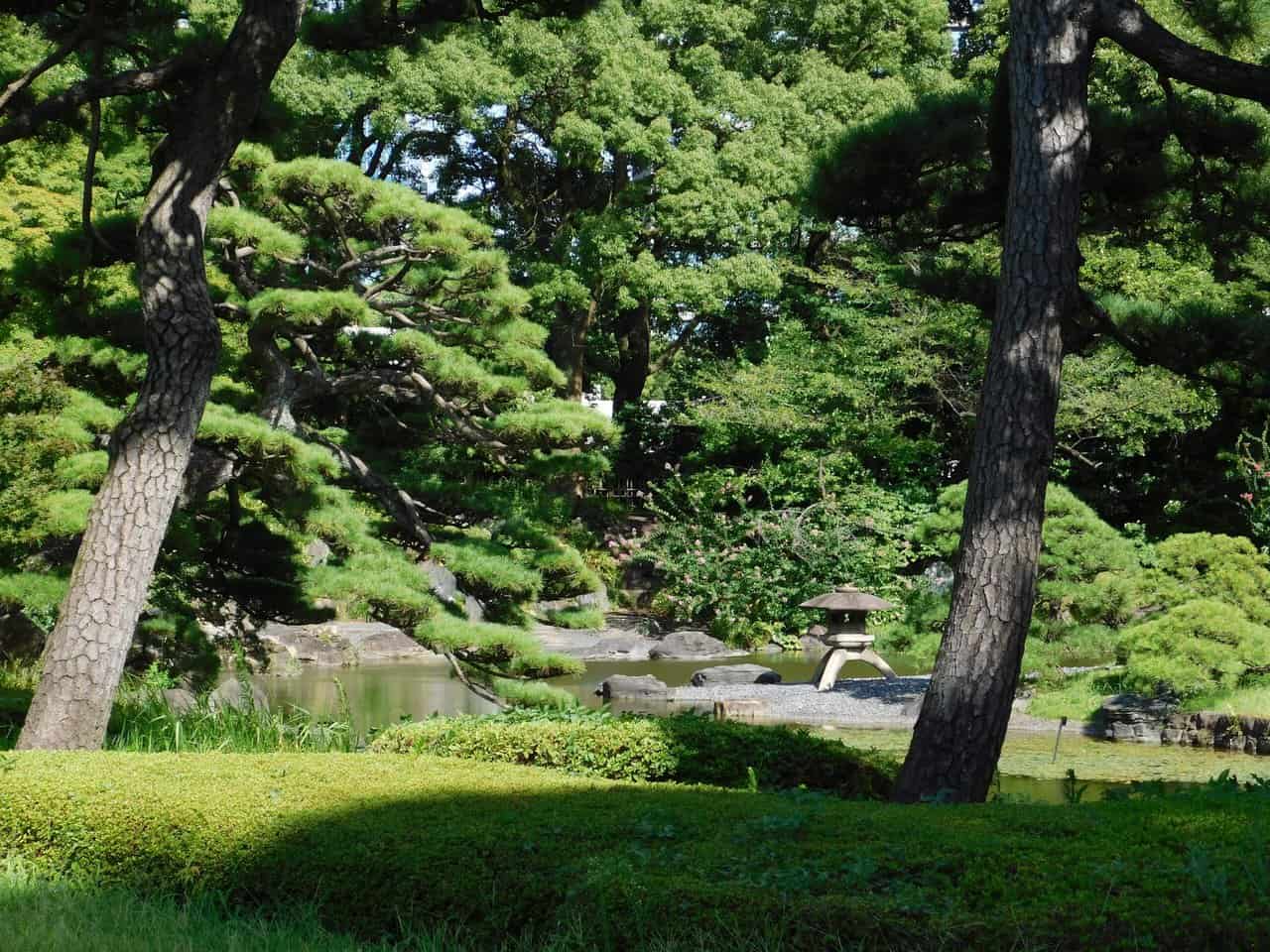Ninomaru Garden at the East Gardens in Tokyo.