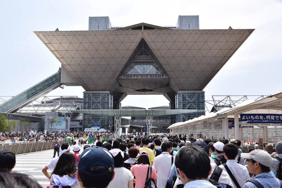 People gathering at Comiket, one of Japan's biggest otaku and anime events