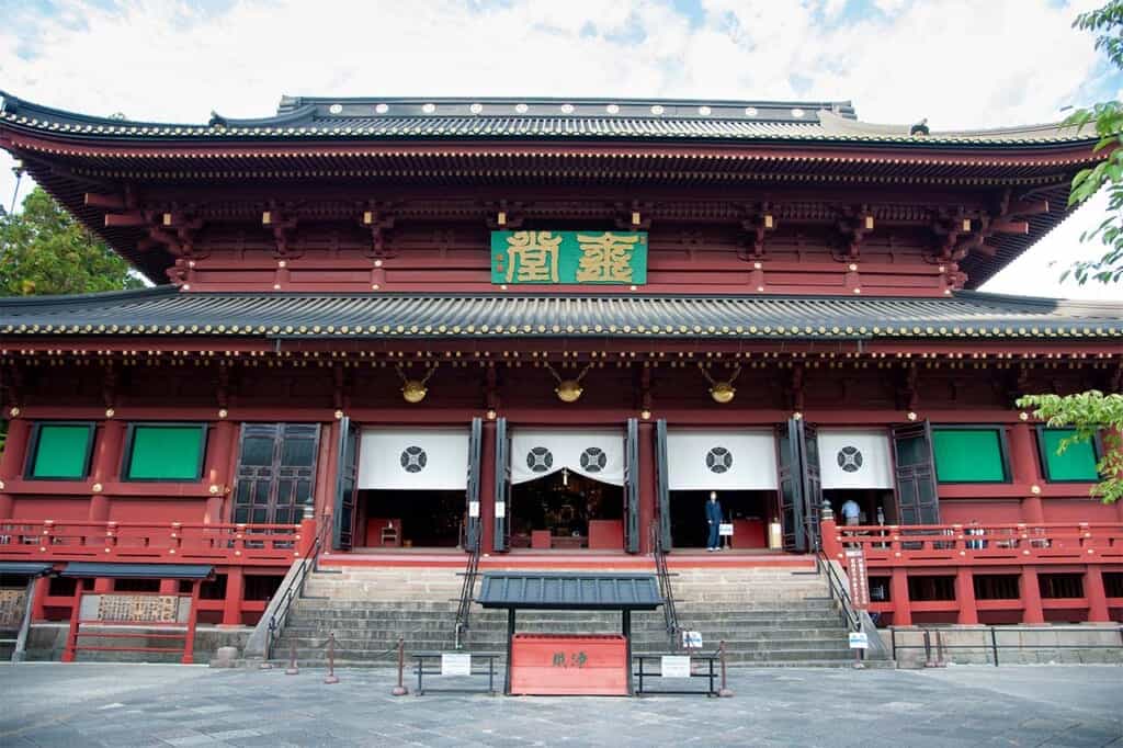Rinnoji Temple's Three Buddha Hall in Nikko, Japan