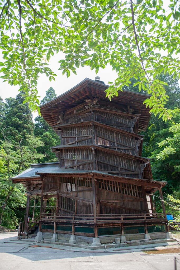 Sazaedo Temple in Aizuwakamatsu