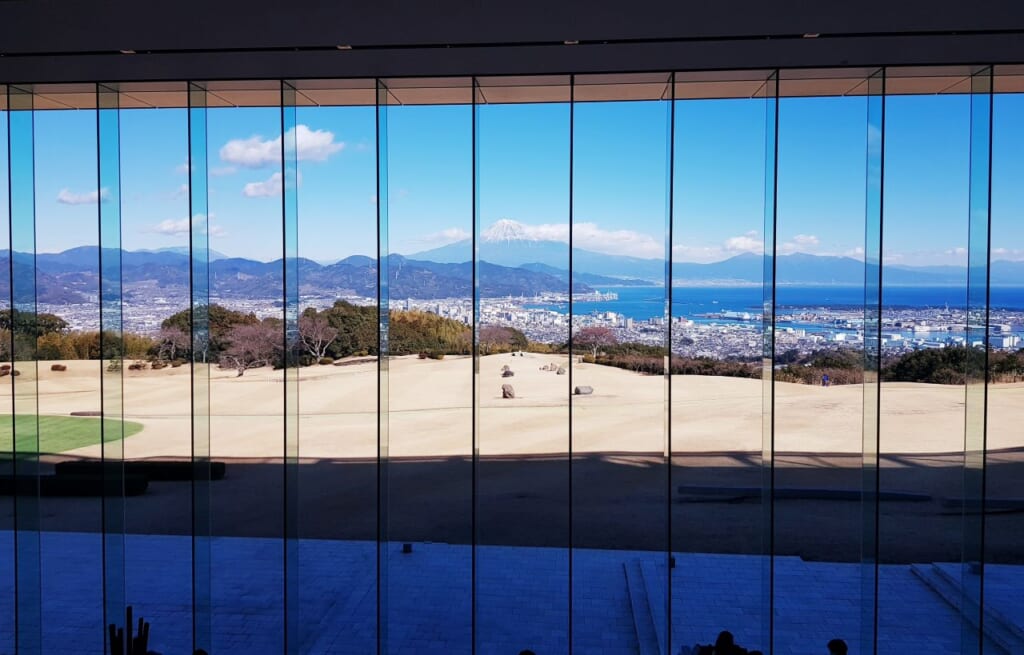 View of Mt.Fuji from the Nippondaira Hotel.