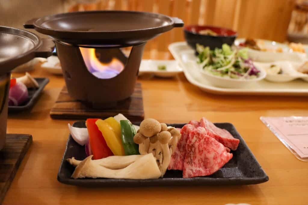 Akita beef hot pot