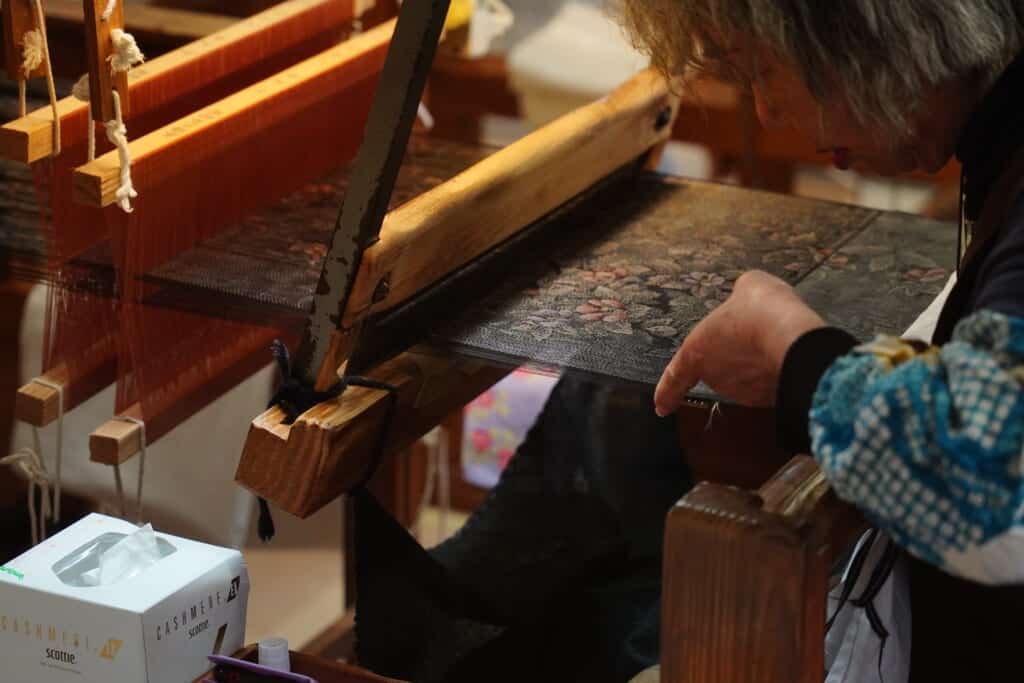 Process of making Oshima Tsumugi, Kagoshima's famous textile