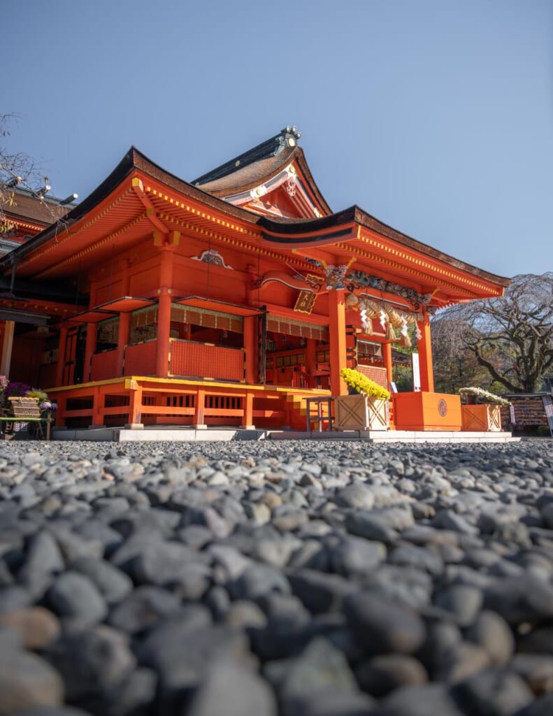 japanese shrine main building